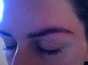 eyebrow and eyelashes - patient 115 - after 2