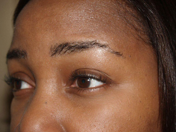eyebrow and eyelashes - patient 73 - after 3